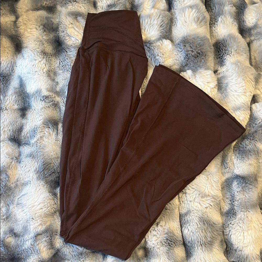 BuffBunny Brown Flare Leggings